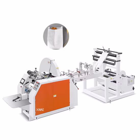 Custo da máquina para fazer saco de papel com fundo plano em V